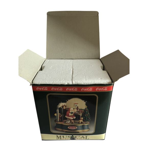 Vtg Coca-Cola Christmas Collectibles Santa Musical and 2 Decks Playing Cards NOB - Picture 9 of 12